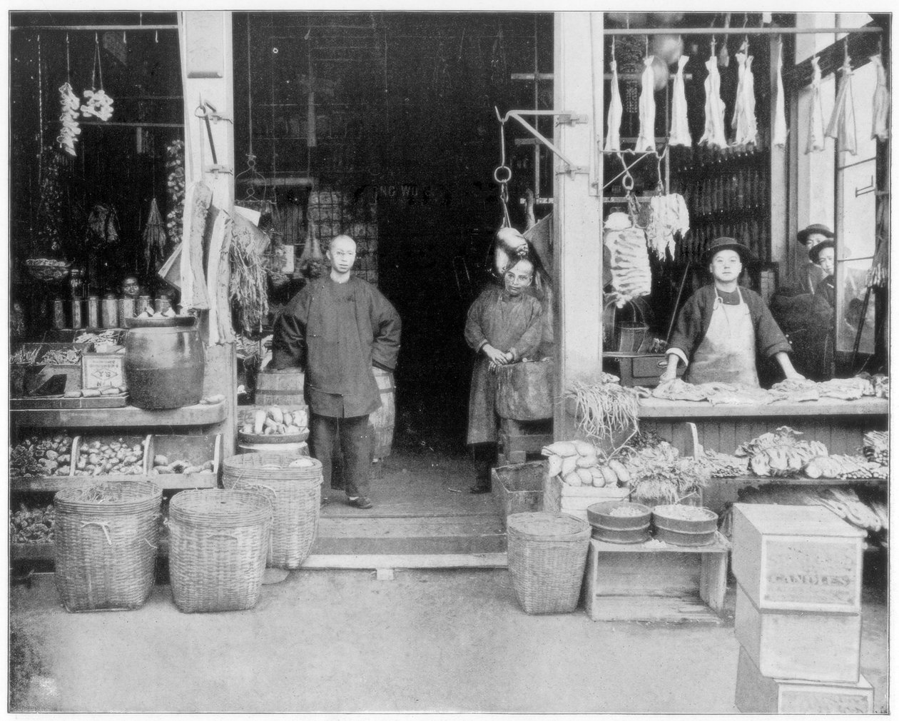 Chinatown, San Francisco, spätes 19. Jahrhundert von John L. Stoddard