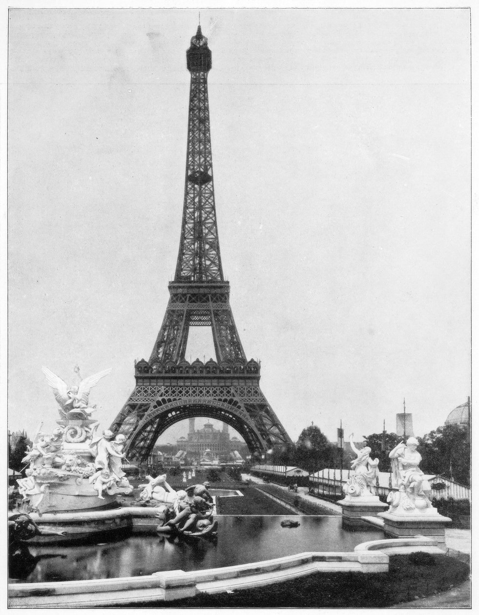 Eiffelturm, Paris, späte 19. Jahrhundert von John L. Stoddard