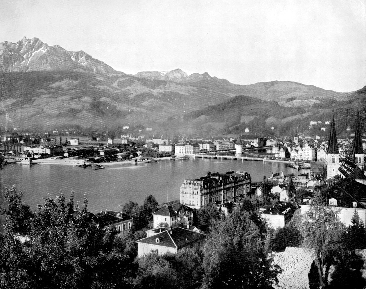 Luzern, Schweiz, 1893 von John L. Stoddard