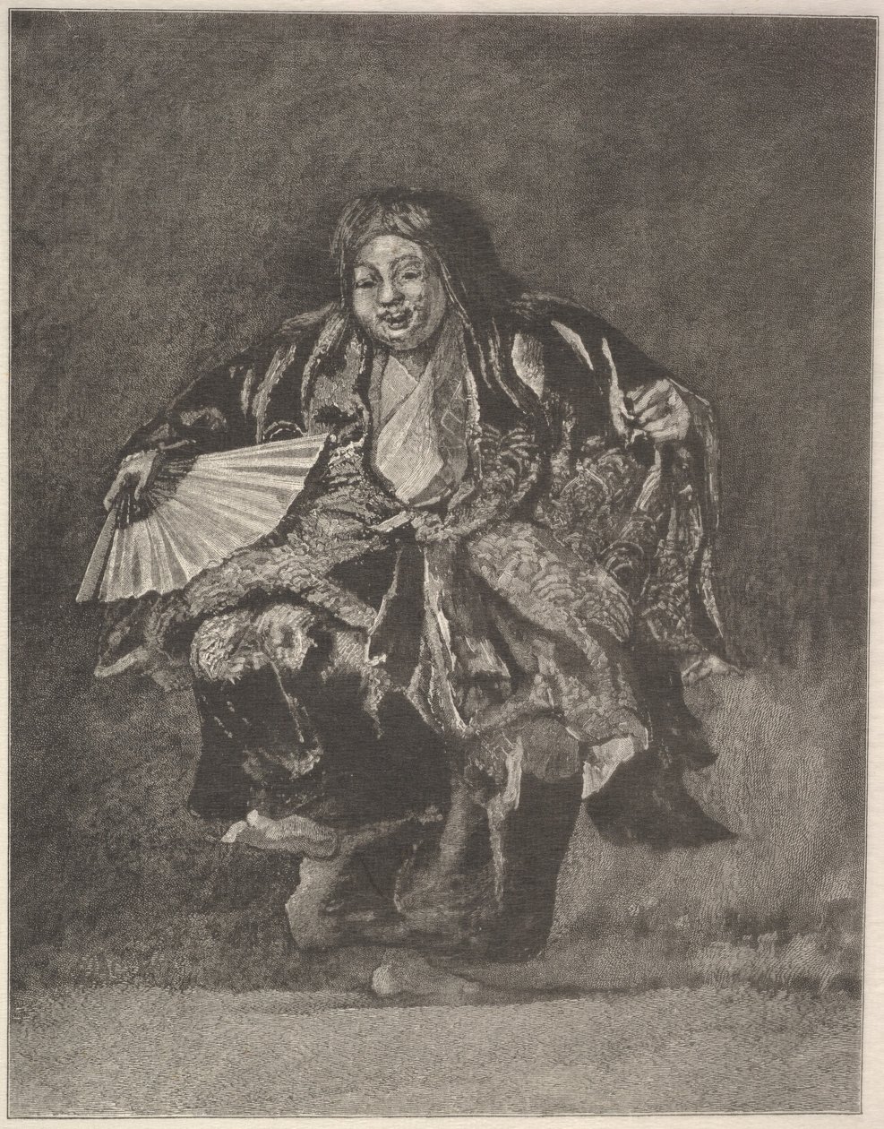 Noh-Tänzer, ca. 1886 von John La Farge