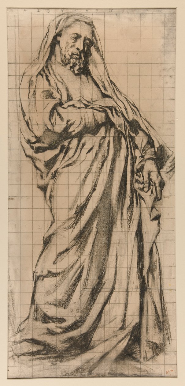 Studie für Trinity Church: Jeremiah von John La Farge