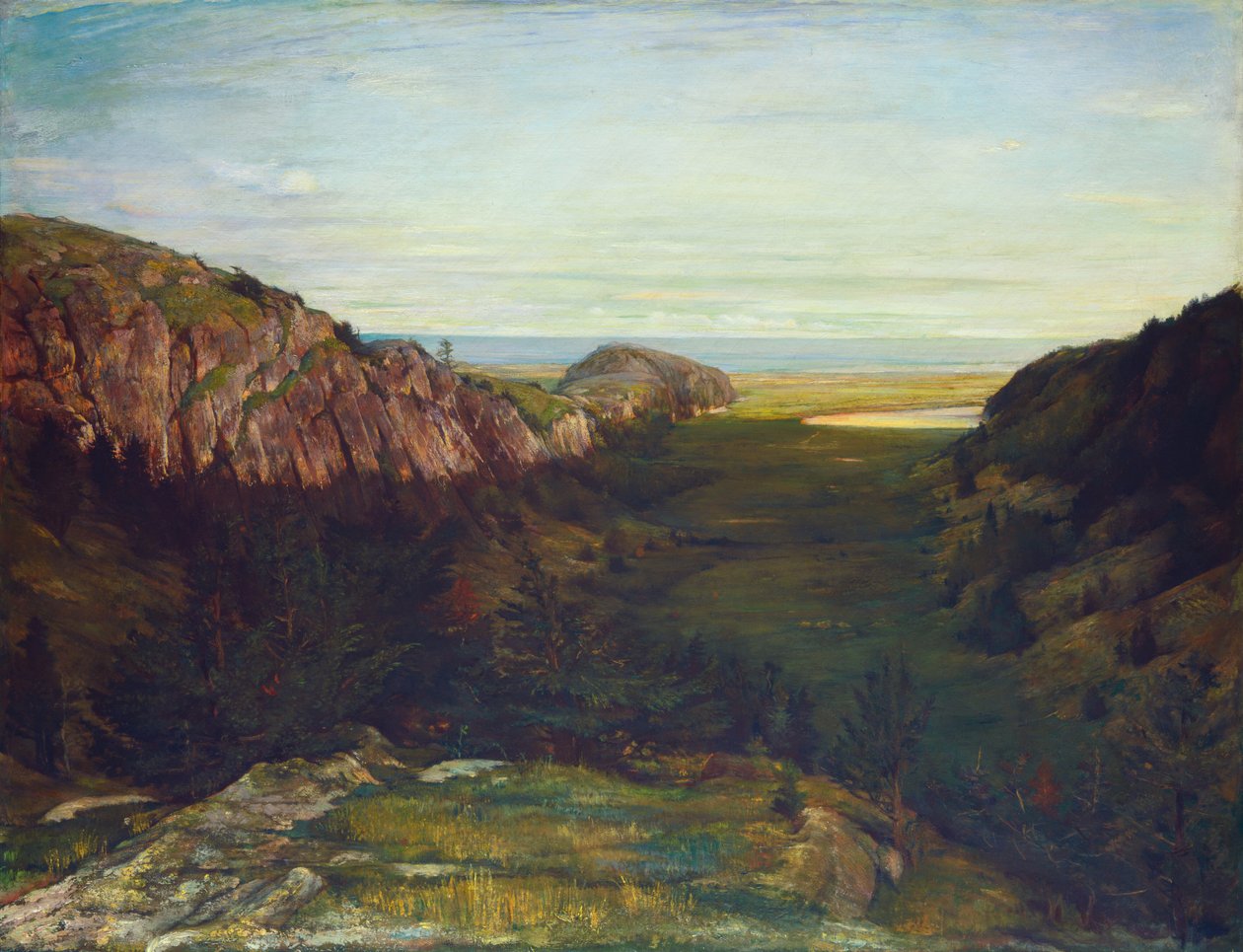 Das letzte Tal - Paradiesfelsen von John La Farge