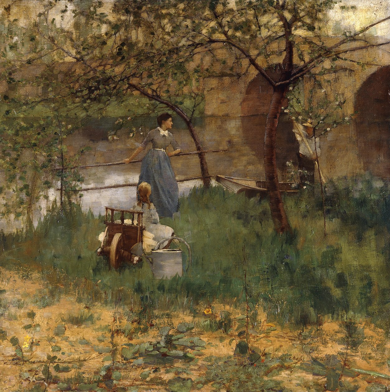 Am Loing von John Lavery