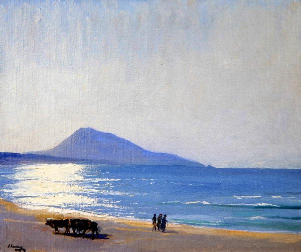 Der Strand, Tanger von John Lavery