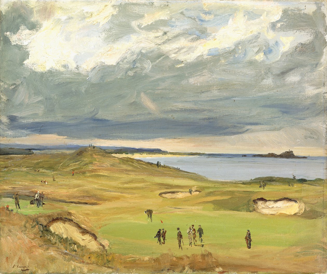 Der Golfplatz, North Berwick von John Lavery