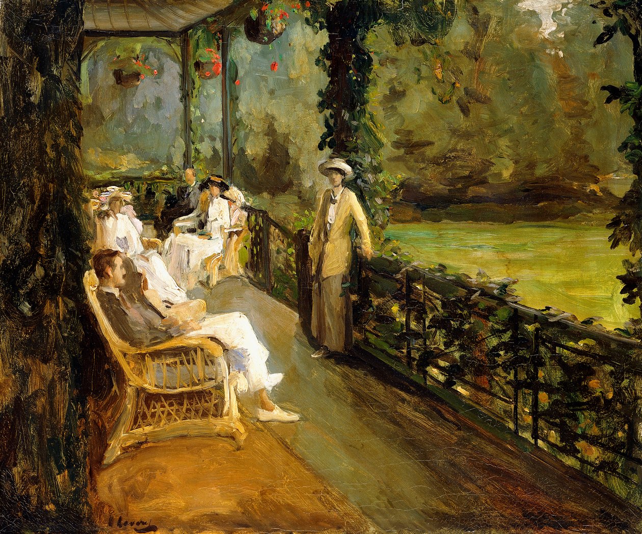 Die Veranda von John Lavery