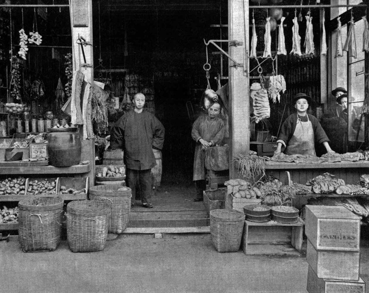 Chinatown in San Francisco von John Lawson Stoddard