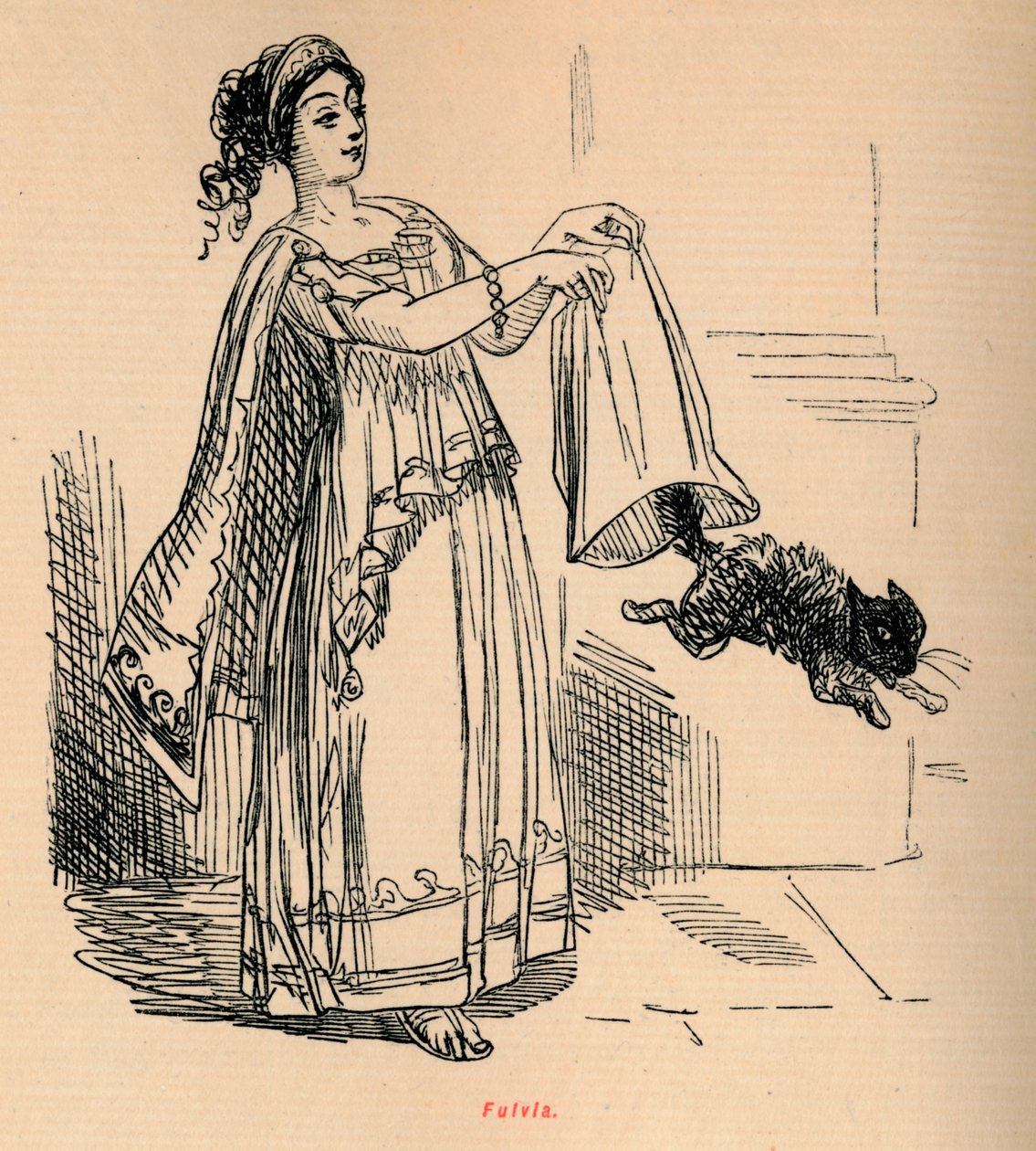 Fulvia, 1852 von John Leech
