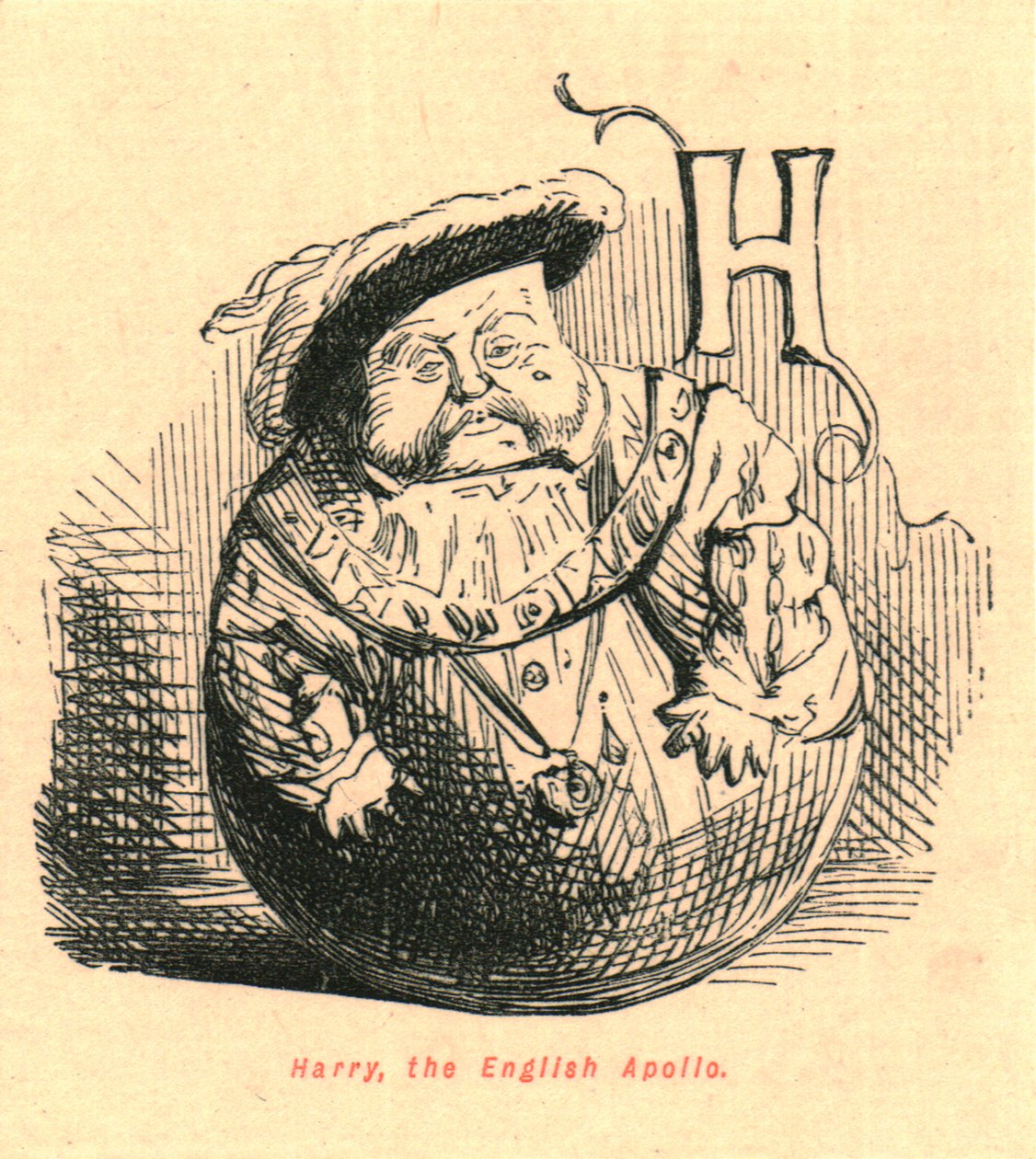 Harry, der englische Apollo, 1897 von John Leech