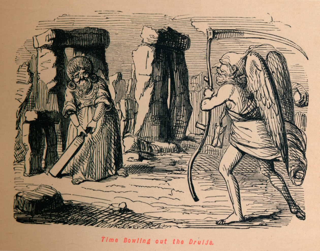 Zeit vertreibt die Druiden von John Leech