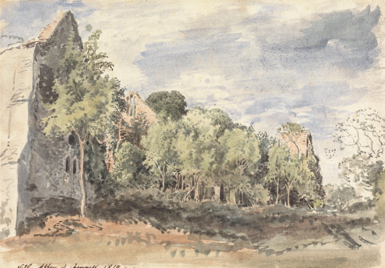 Netley Abbey von John Linnell