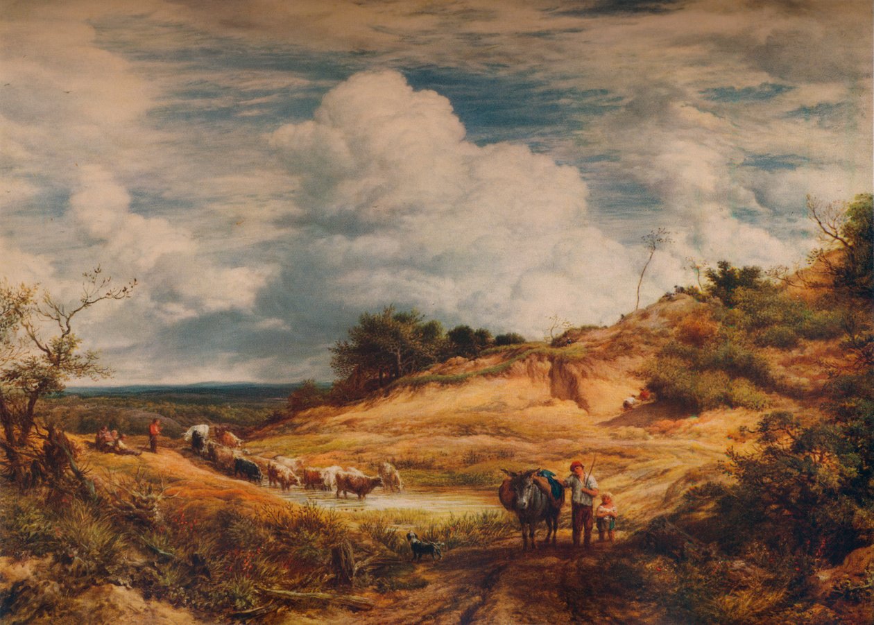 Die Sandgruben, 1856 von John Linnell