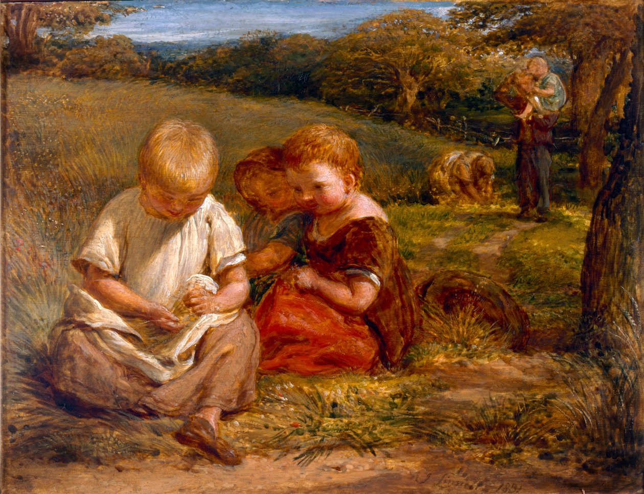 Die Wildblumensammler von John Linnell