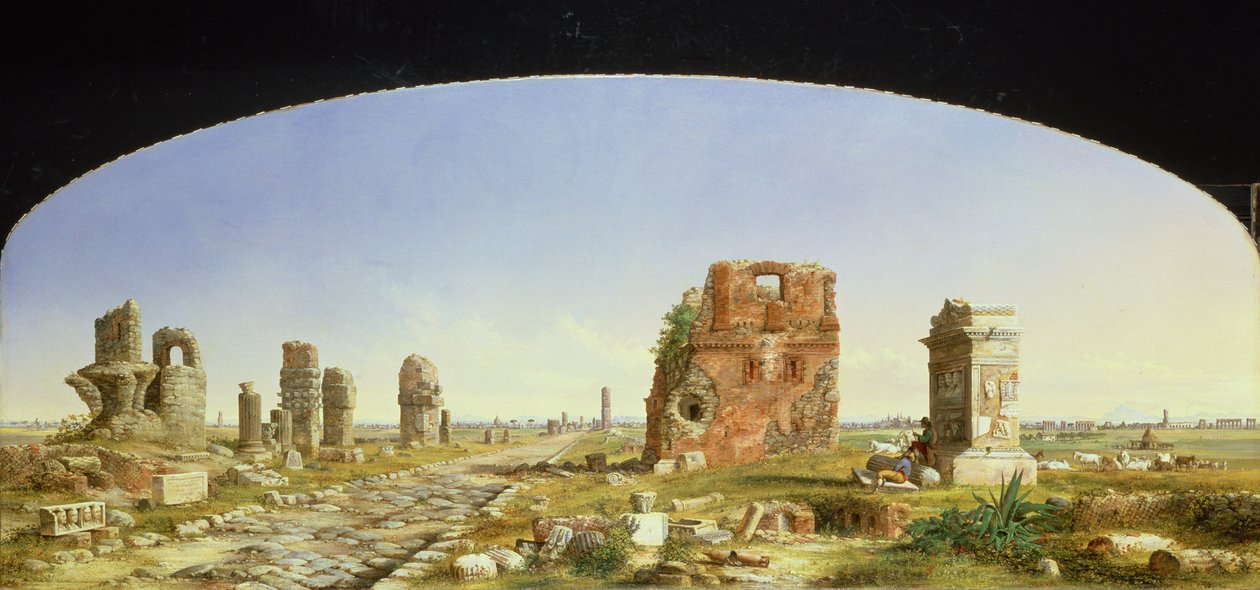 Die Via Appia, 1869 von John Linton Chapman