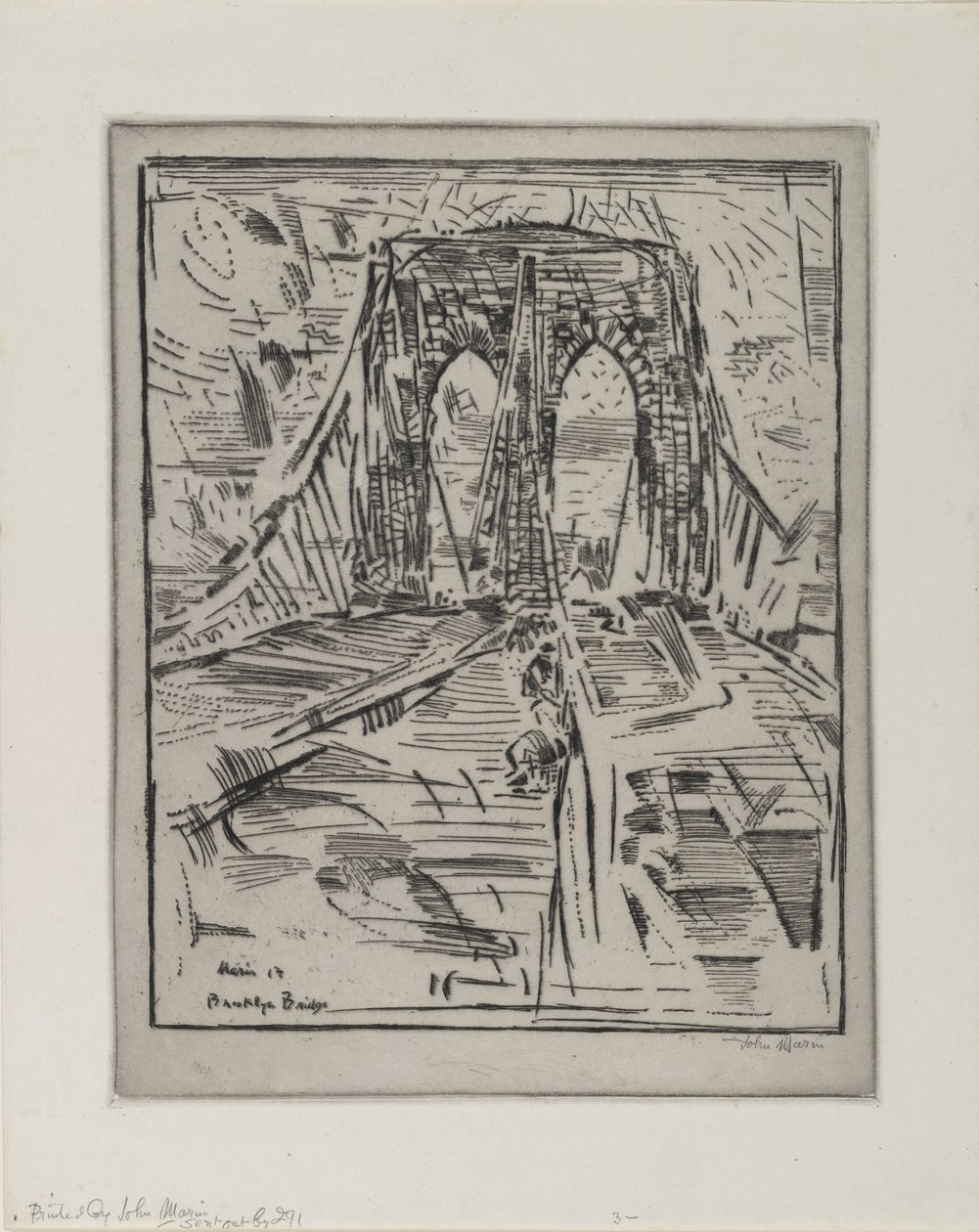 Brooklyn Bridge von John Marin