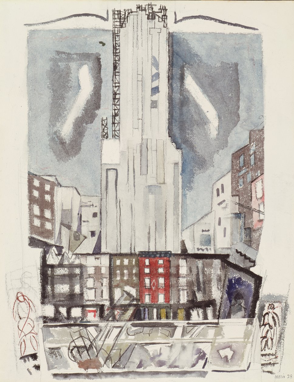 Midtown New York von John Marin