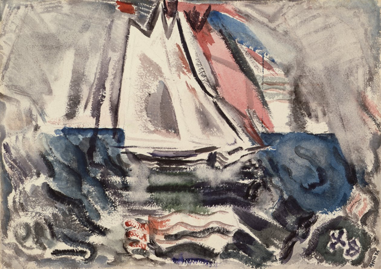 Bewegung: Boot vor Deer Island, Maine, Nr.7 von John Marin