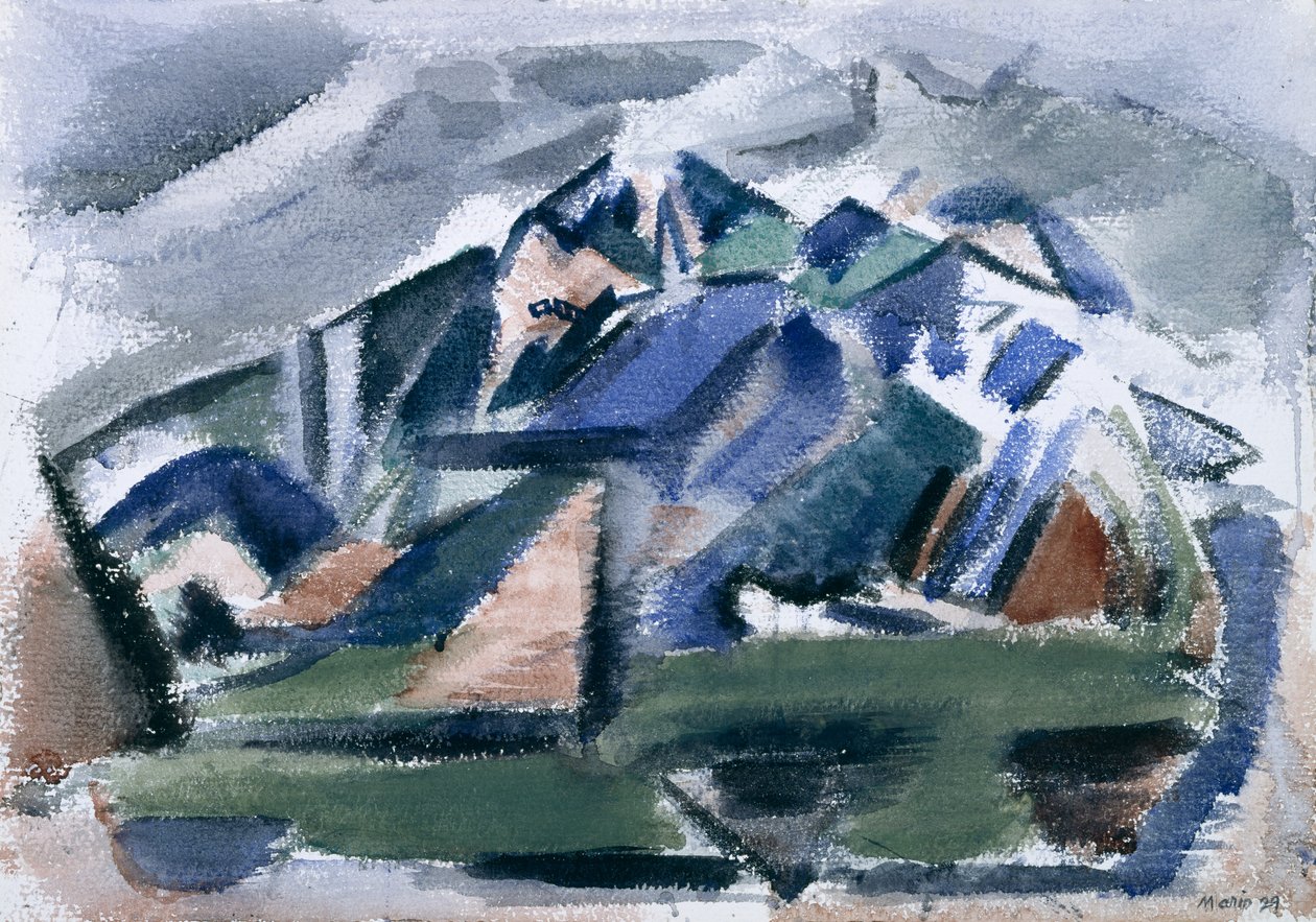 Der Berg, Taos, New Mexico von John Marin
