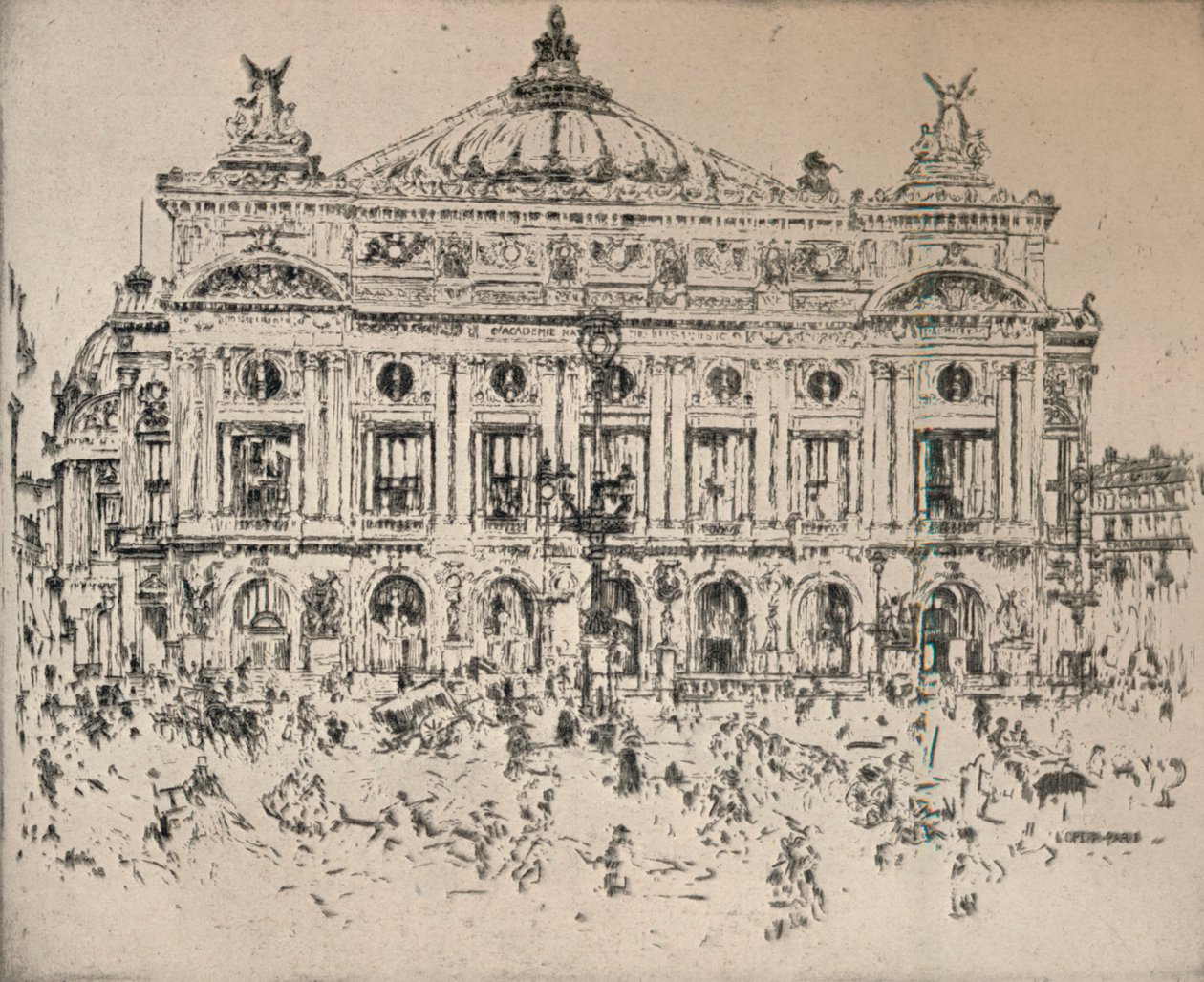 Die Oper, 1915 von John Marin
