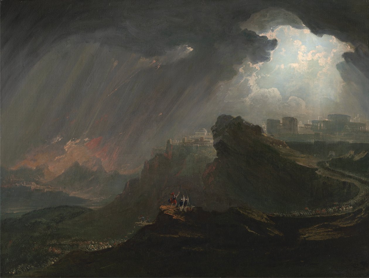 Josua befiehlt der Sonne stillzustehen von John Martin