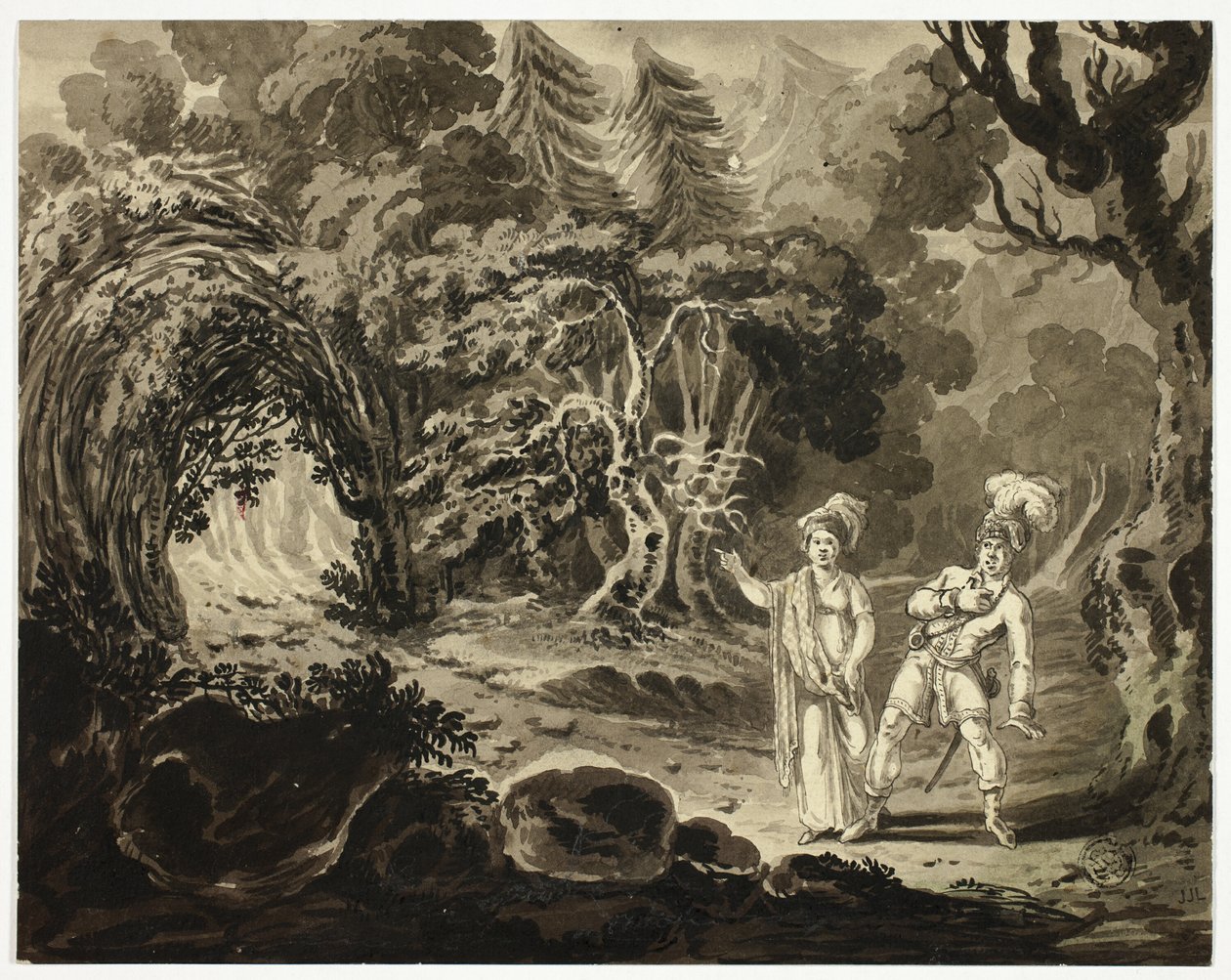 Szene aus der Oper von John Martin
