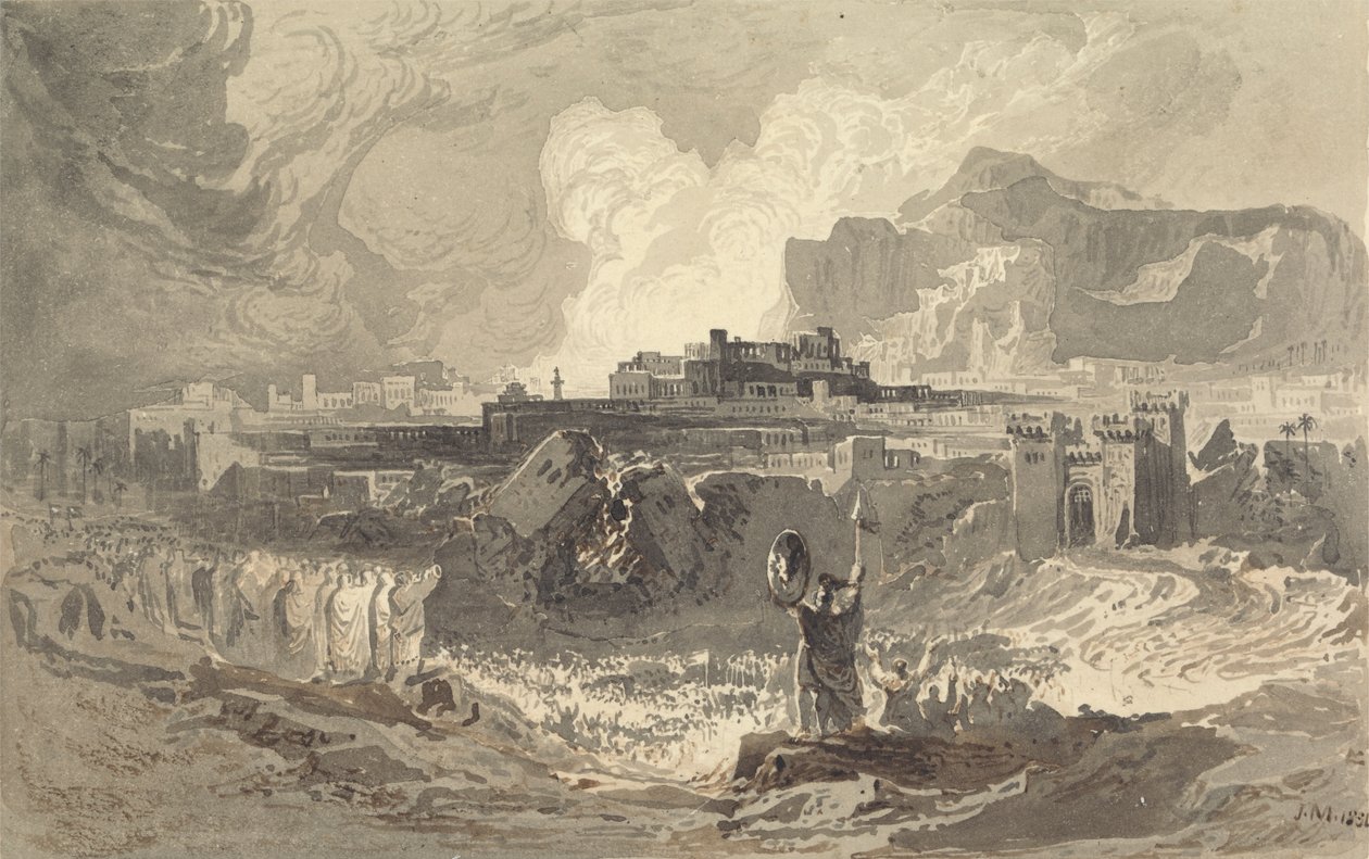 Die Mauern von Jericho von John Martin