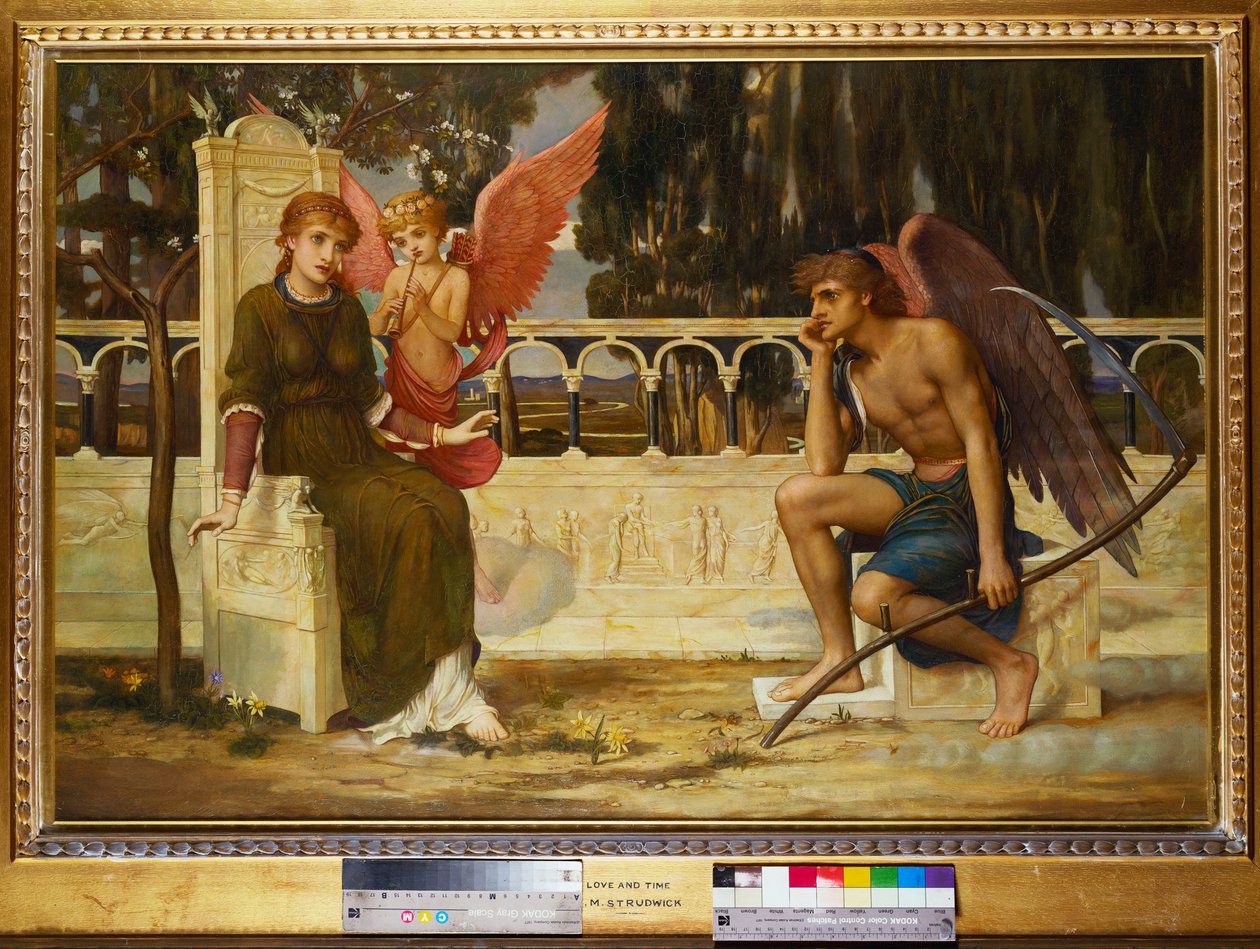 Liebe und Zeit von John Melhuish Strudwick
