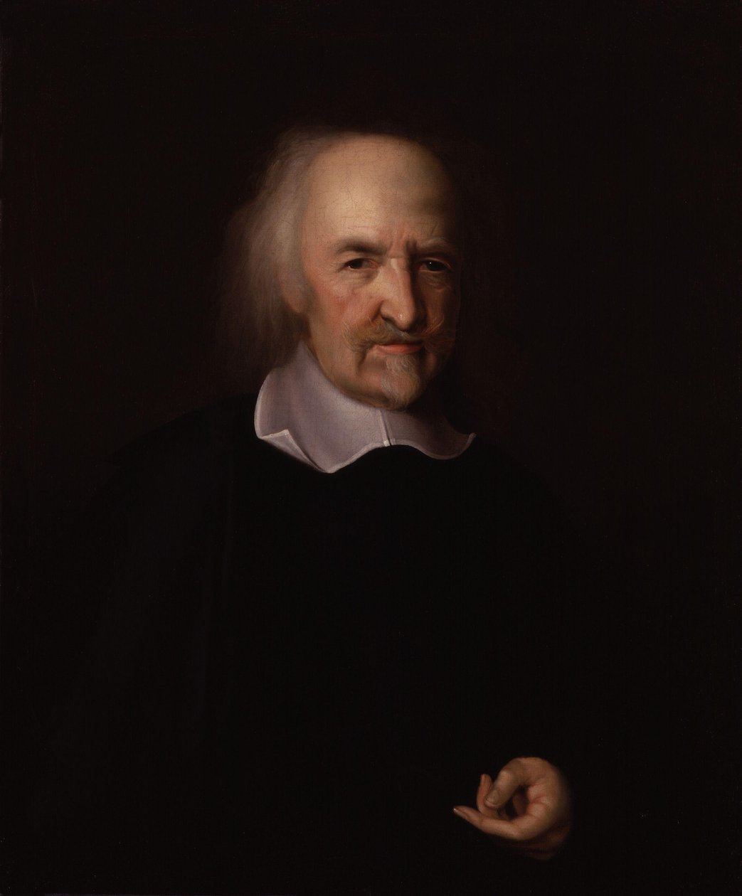 Porträt von Thomas Hobbes, 1669-70 von John Michael Wright