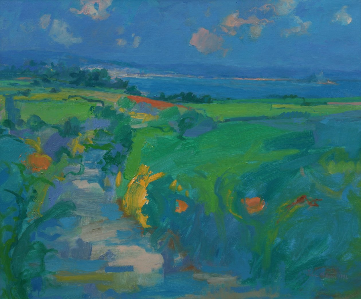 Mounts Bay Impression, 1992 von John Miller