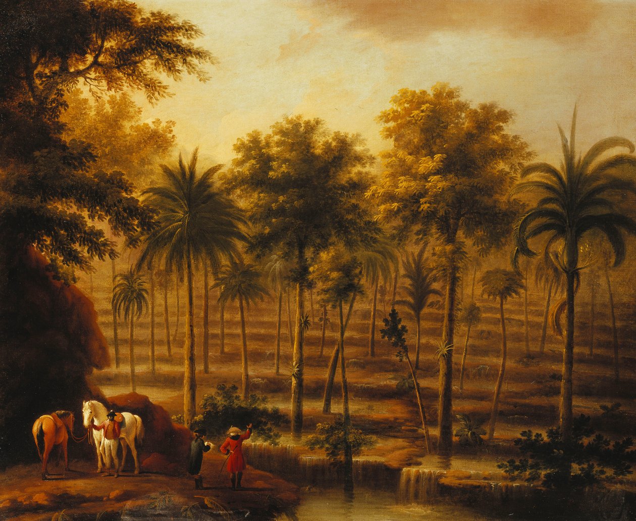 Ein Blick auf die Roaring River Cascades, Jamaika von John Milton