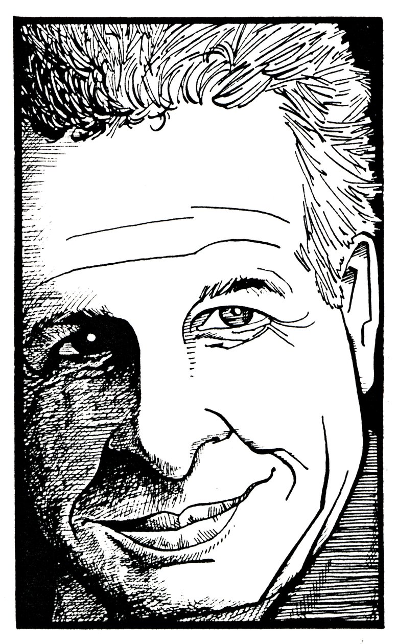 Alexander Goehr - Porträt von John Minnion