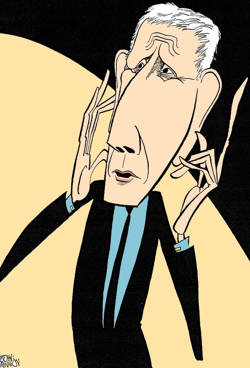 Jonathan Miller, Karikatur von John Minnion von John Minnion