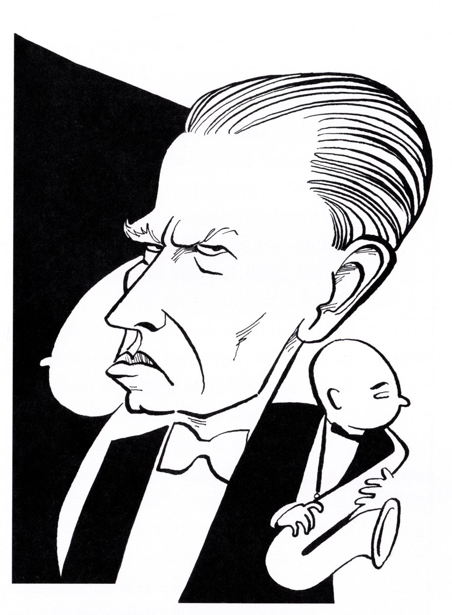 Otto Dix, Karikatur von John Minnion