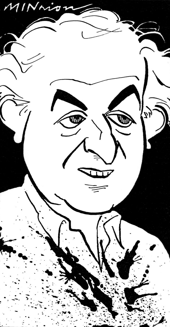 Ralph Steadman, Karikatur von John Minnion von John Minnion