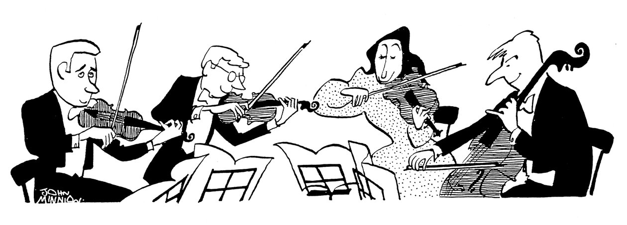 Streichquartett, von John Minnion von John Minnion