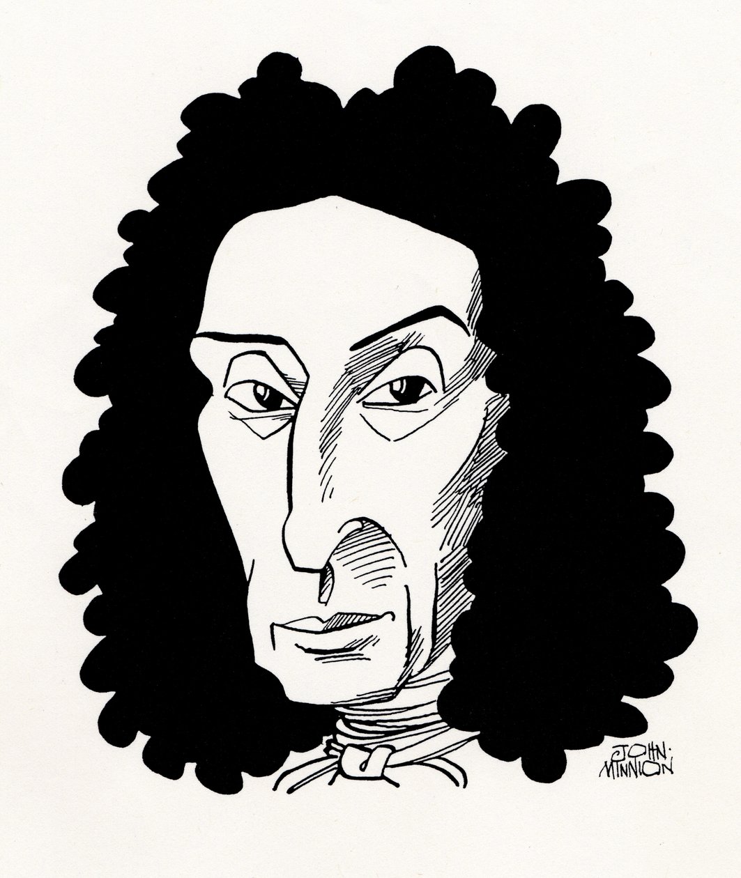 TORELLI, Giuseppe, Karikatur von John Minnion