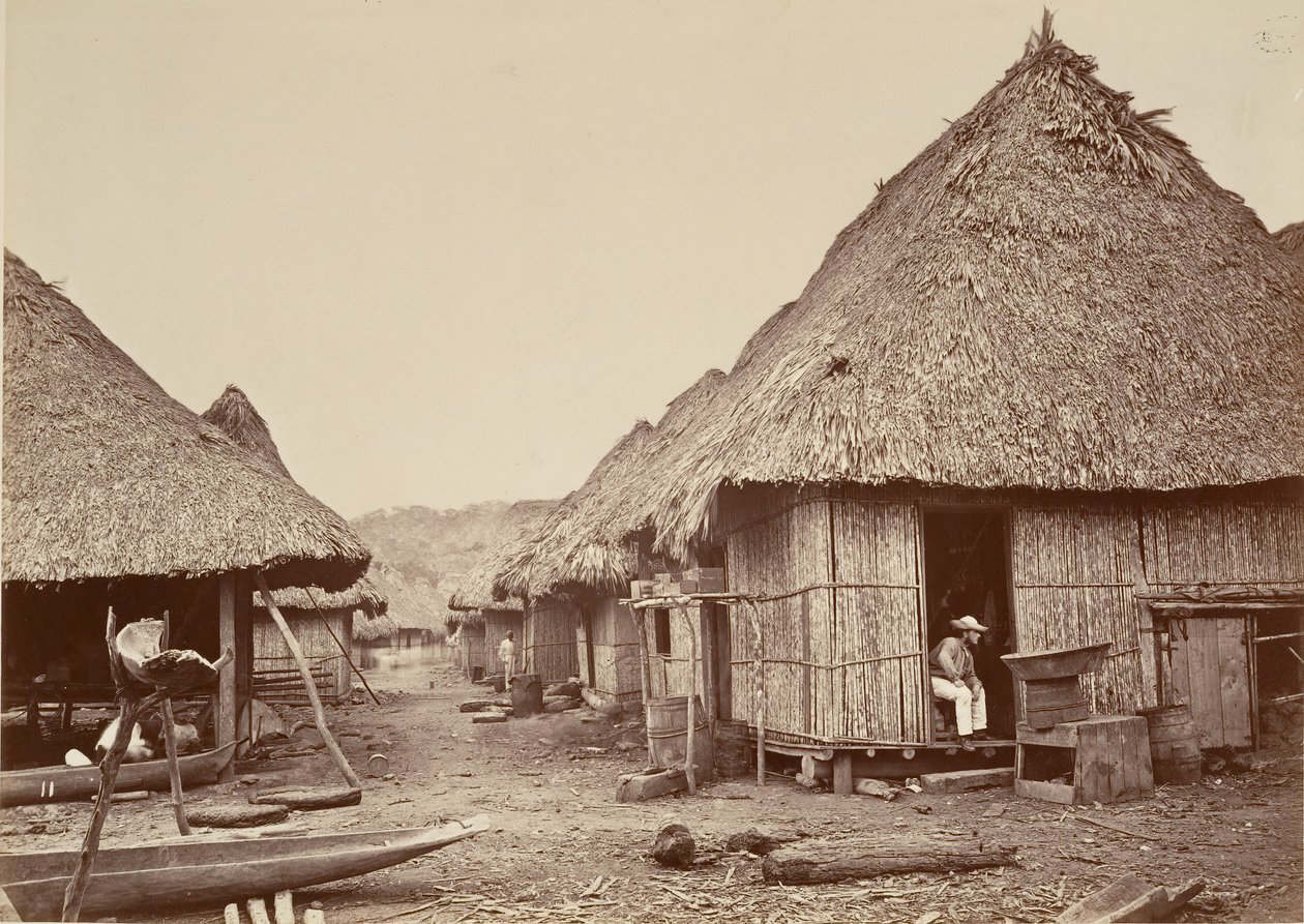 Tropische Szenerie, Straße, Chipigana, 1871 von John Moran
