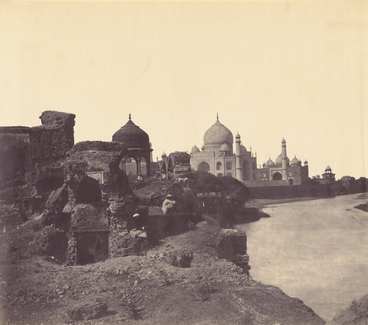 Taj Mahal von Osten, um 1858-1862 von John Murray