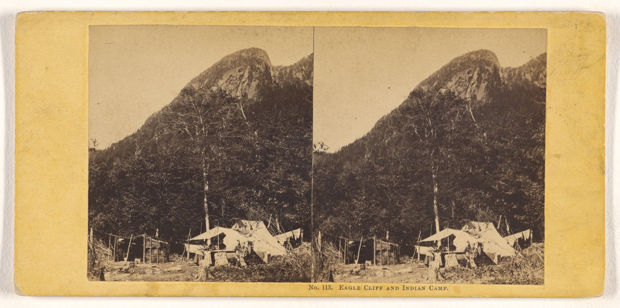 Adlerklippe und Indianerlager von John P. Soule