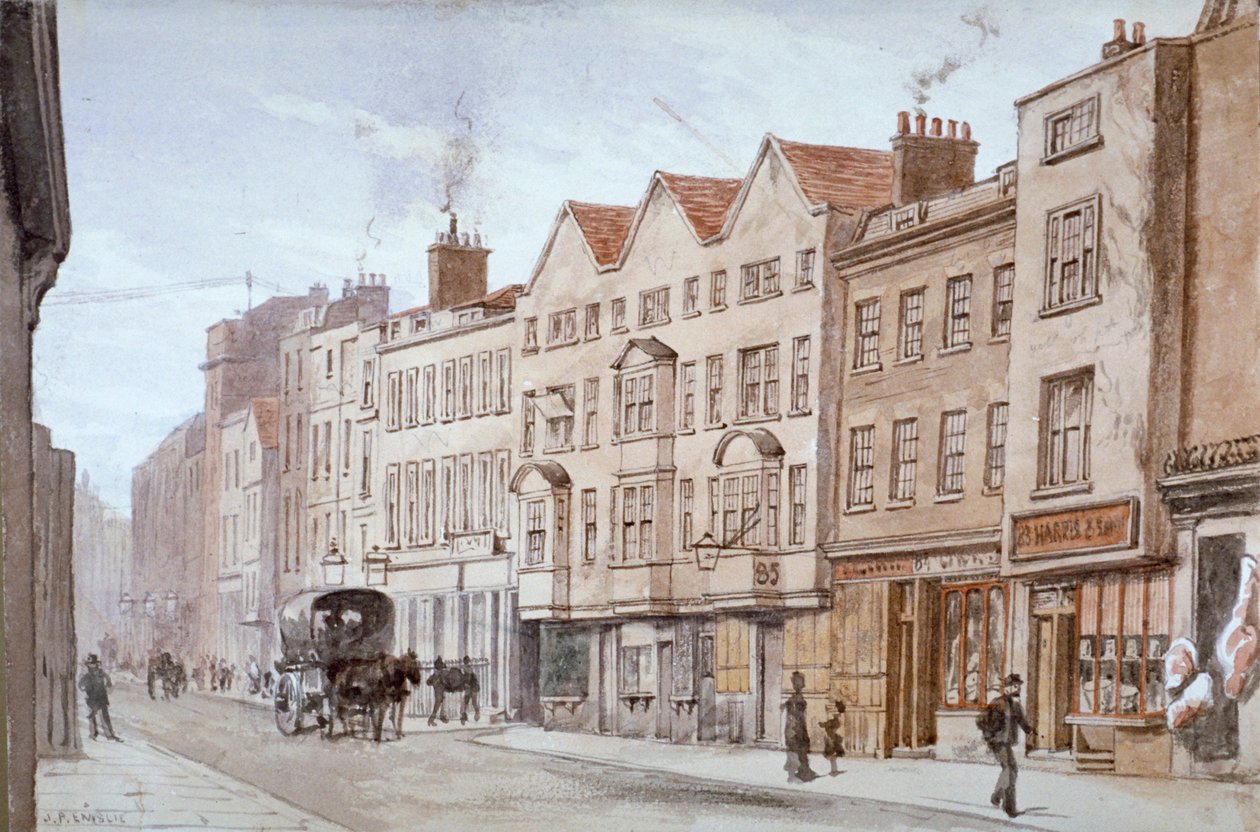 Fetter Lane, City of London von John Phillipps Emslie