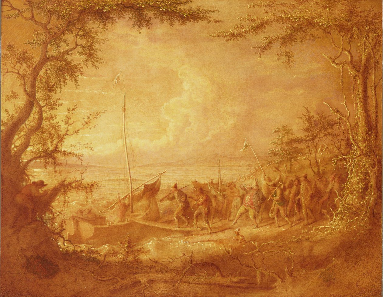 Einschiffung von Communipaw, 1861 von John Quidor