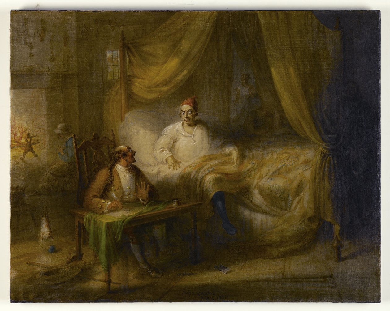 Wolferts Testament, 1856 von John Quidor