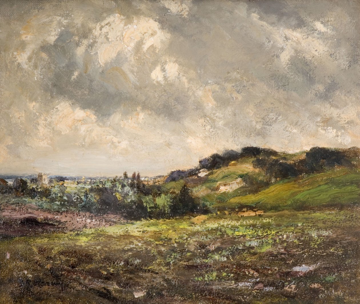 Windgepeitschte Hügel von John Rabone Harvey