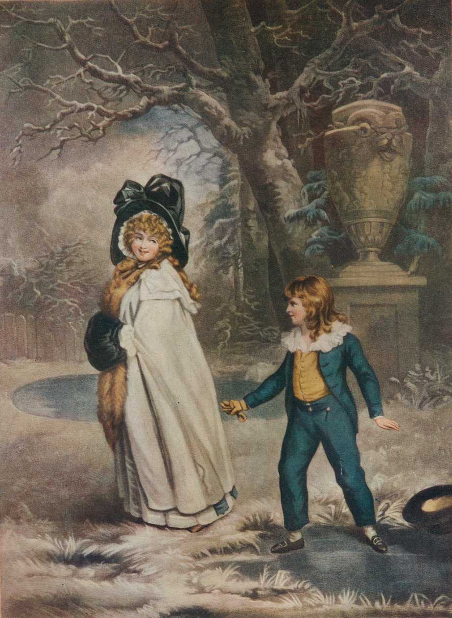 Ein Weihnachtsurlaub, 1790, 1919 von John Raphael Smith