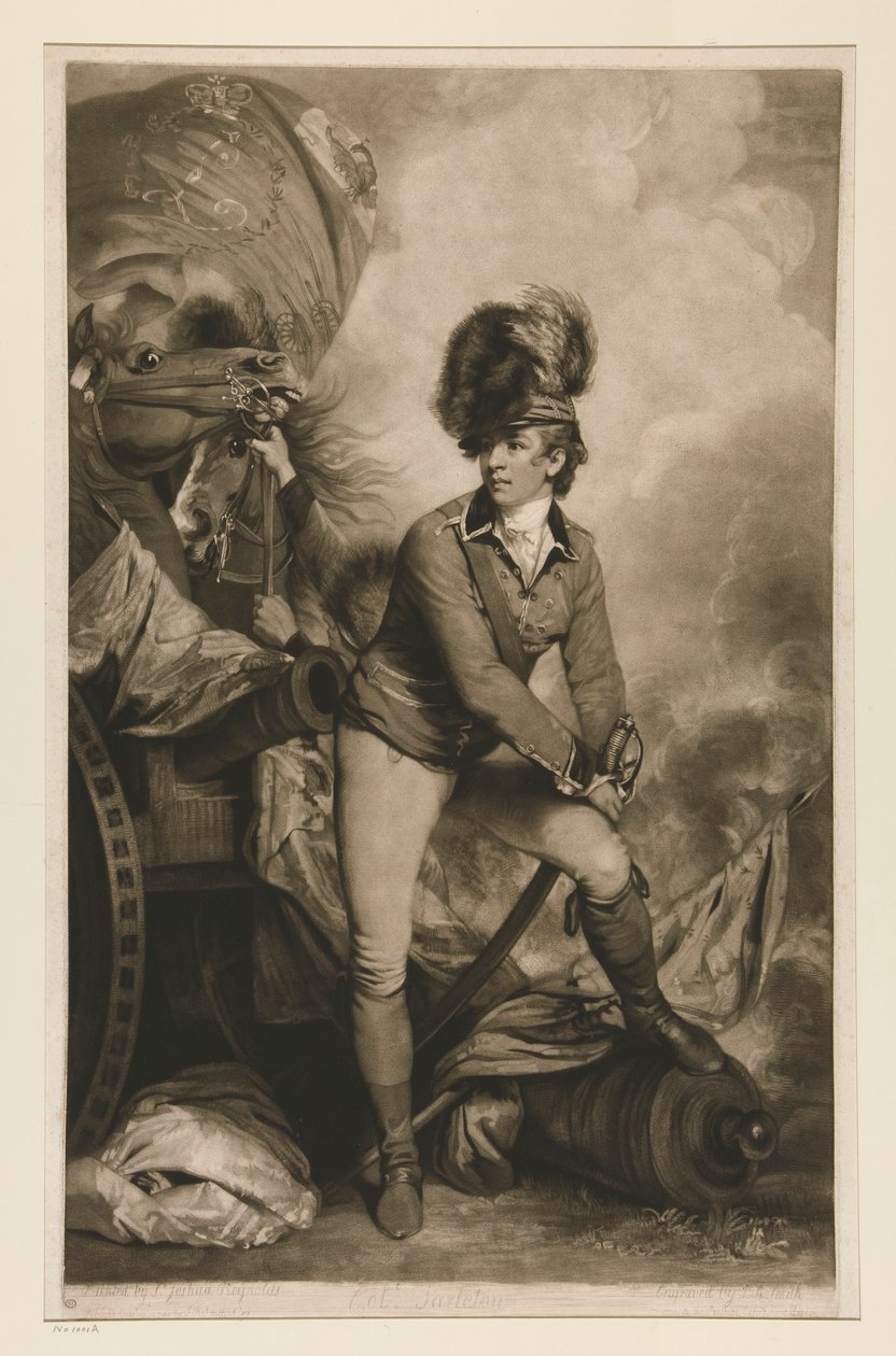 Col. Tarleton (Sir Bennastre Tarleton, 1754-1883) von John Raphael Smith