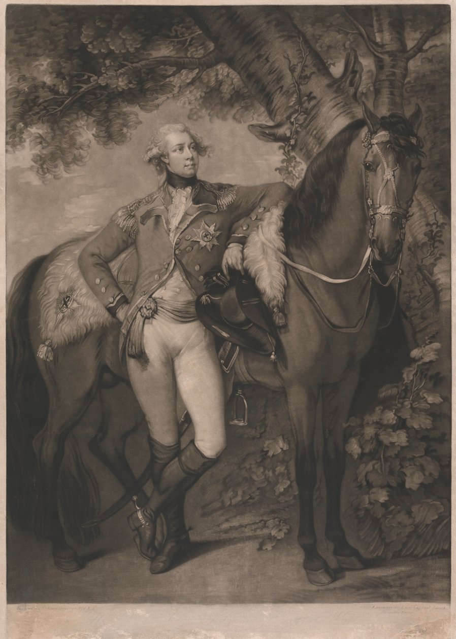 George, Prinz von Wales von John Raphael Smith