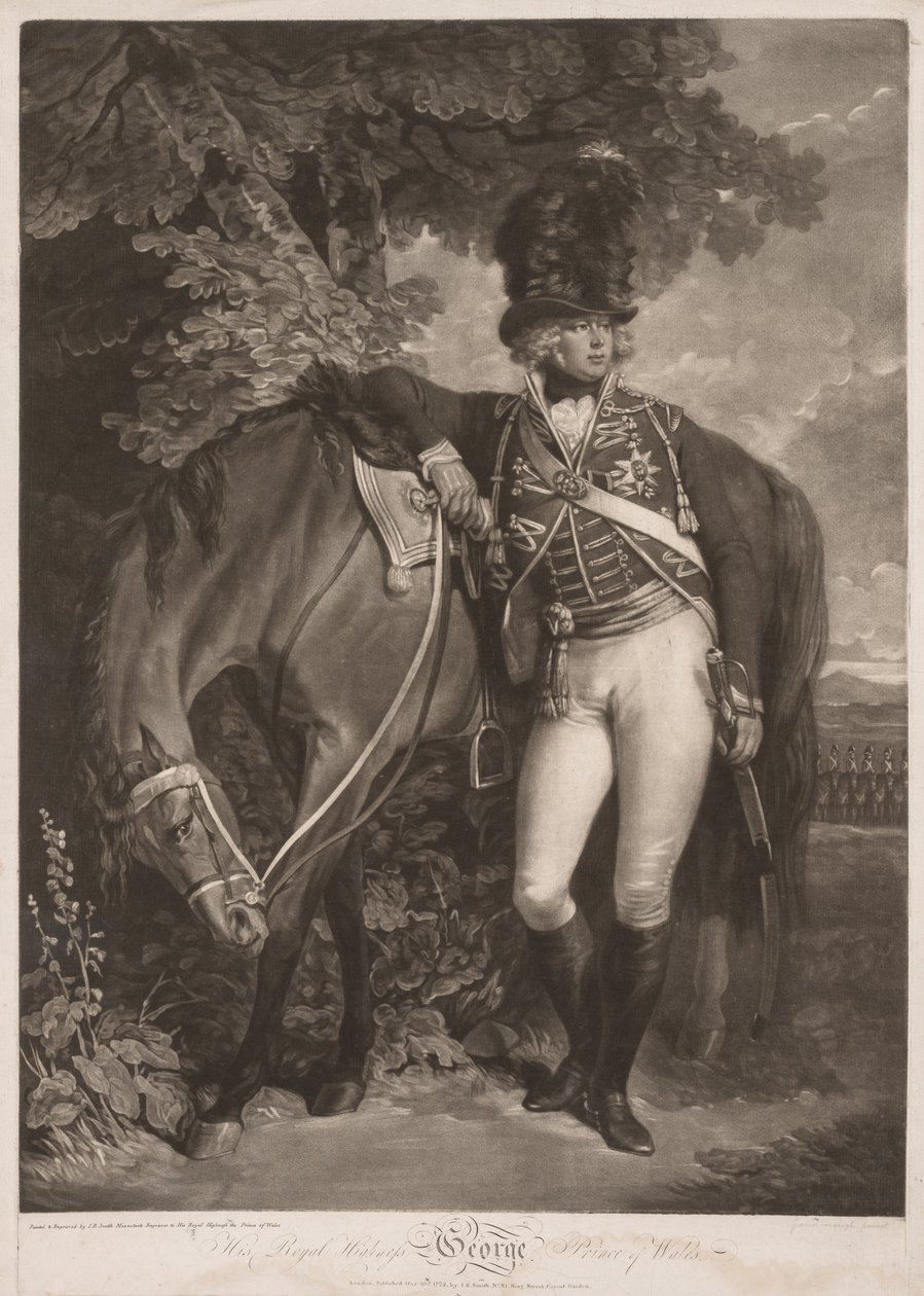 George, Prinz von Wales, 1792 von John Raphael Smith