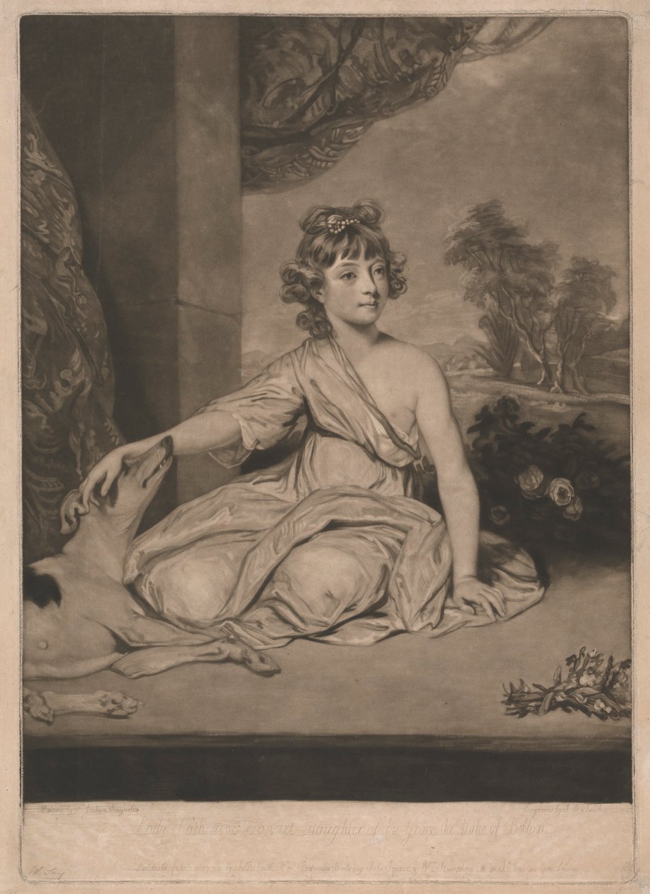 Lady Catherine Powlet von John Raphael Smith