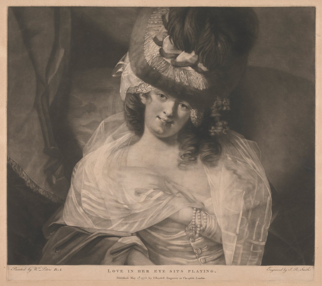 Liebe spielt in ihren Augen von John Raphael Smith