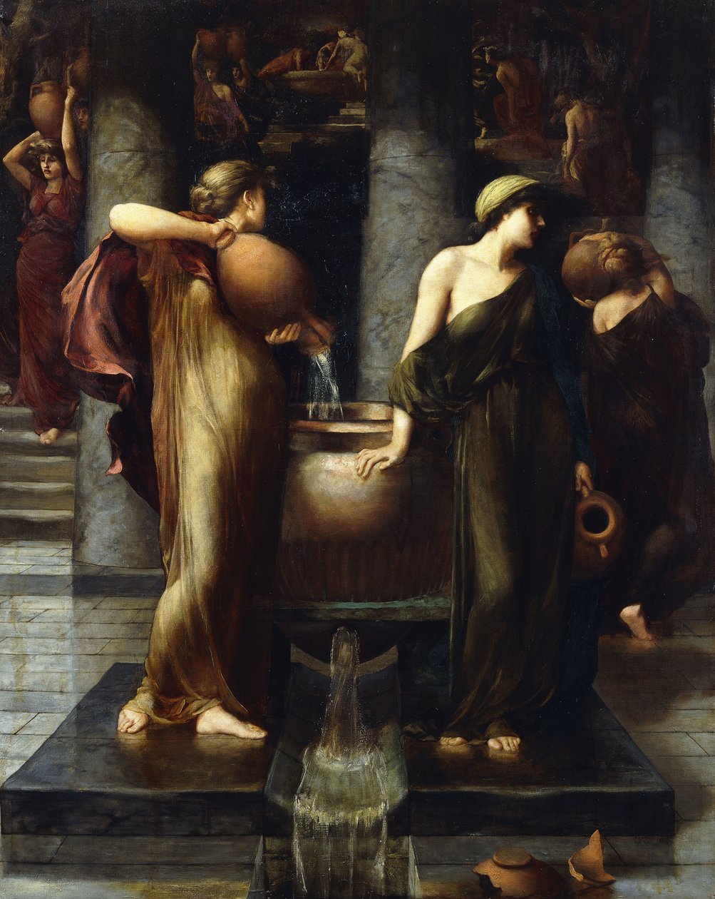 Die Arbeit der Danaiden, 1878 von John Reinhard Weguelin